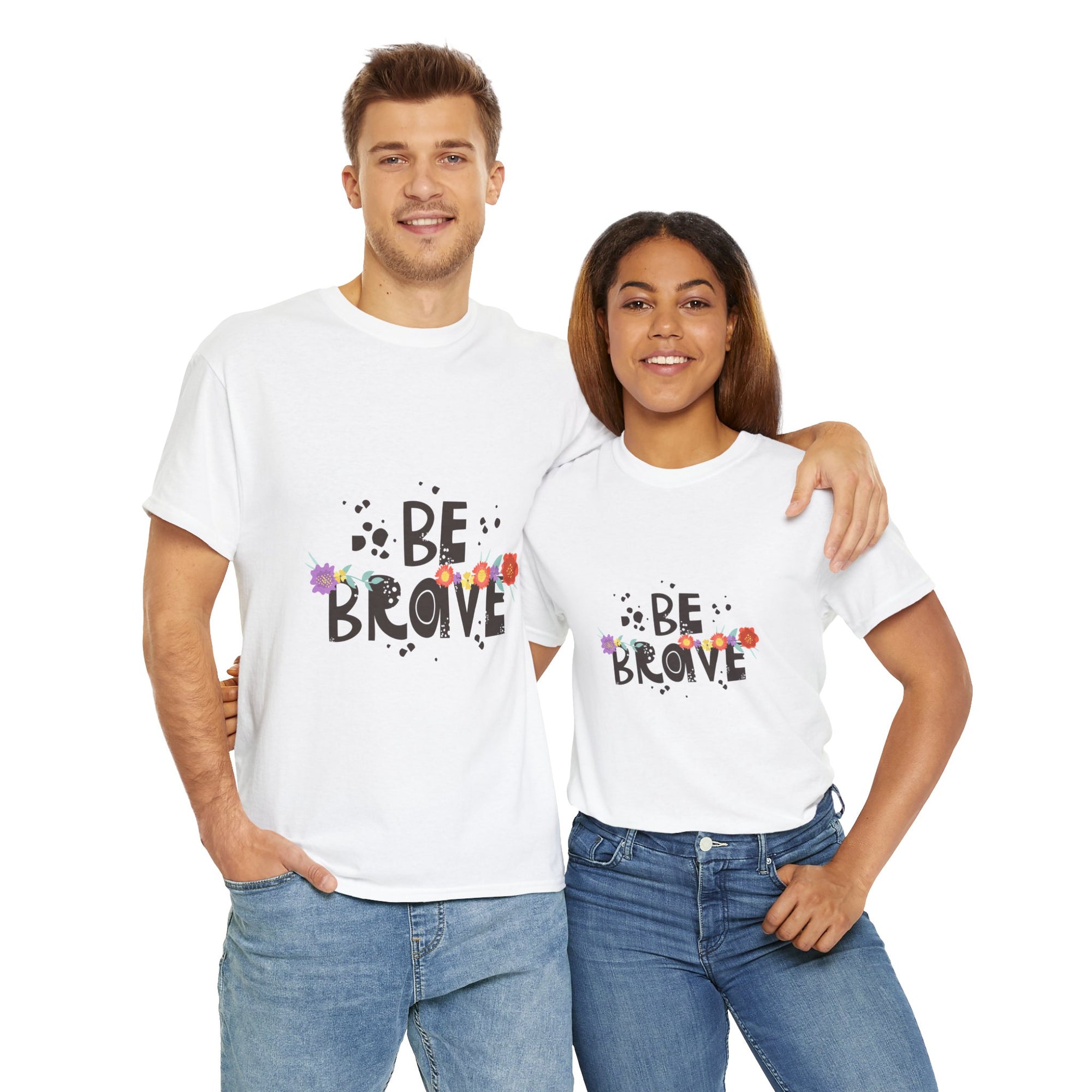 Be Brave Floral T-Shirt