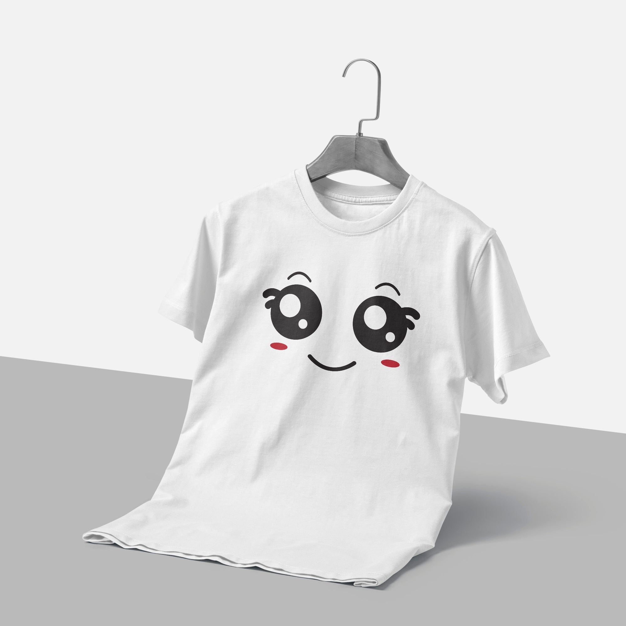 Blushing Kawaii Face T-Shirt