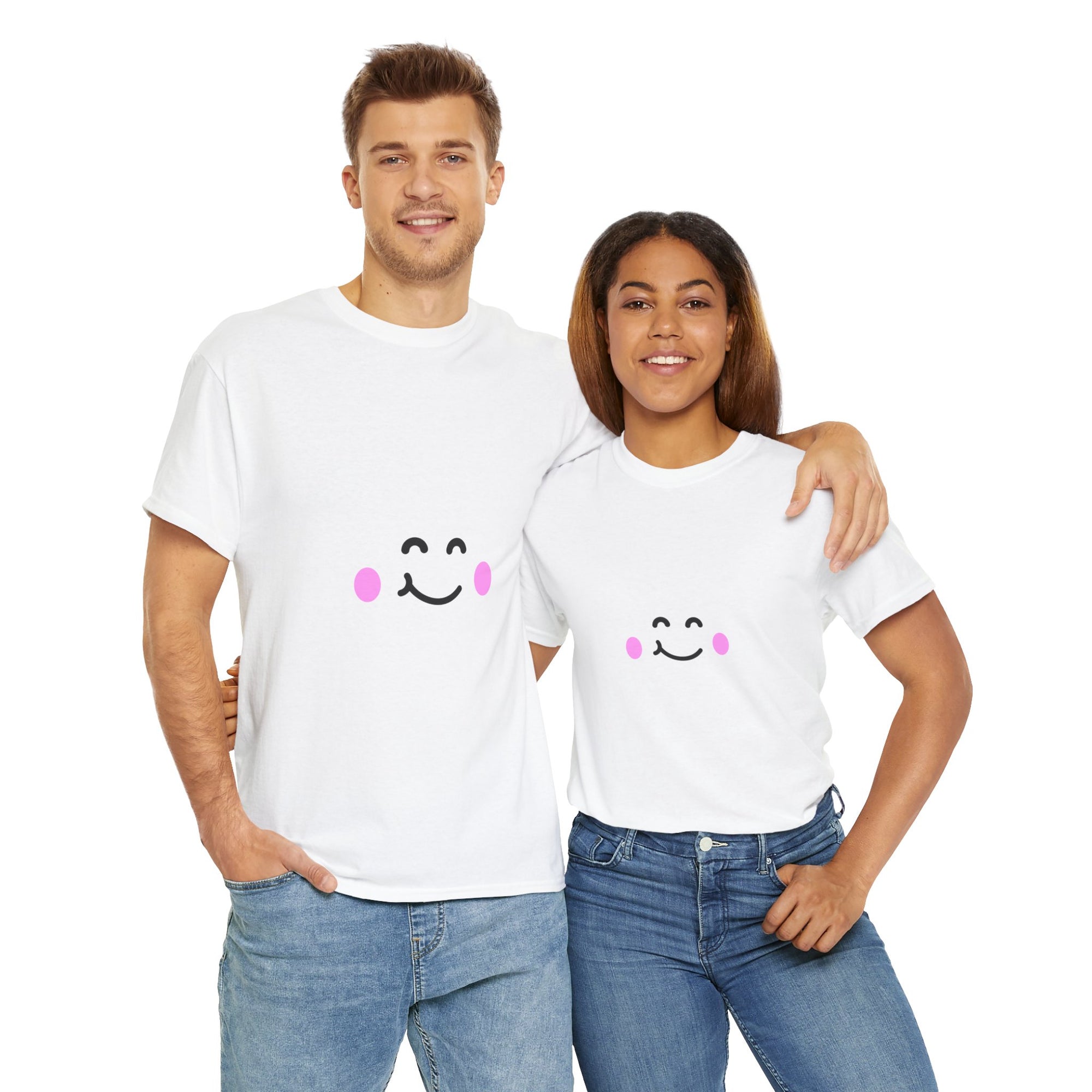 Smiling Kawaii Face with Rosy Cheeks T-Shirt