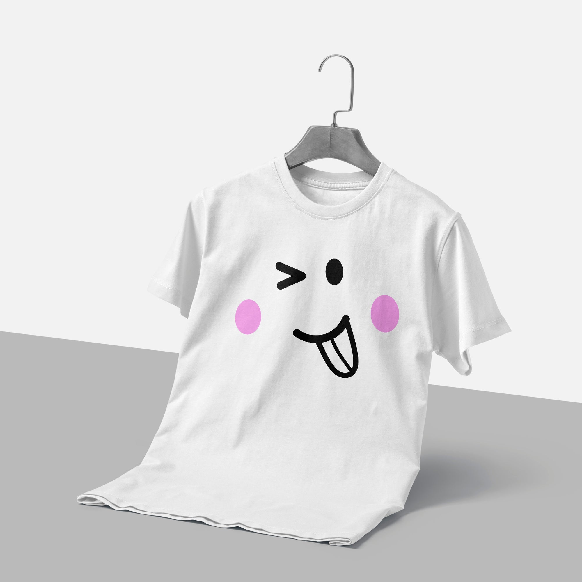 Cheerful Kawaii Face T-Shirt
