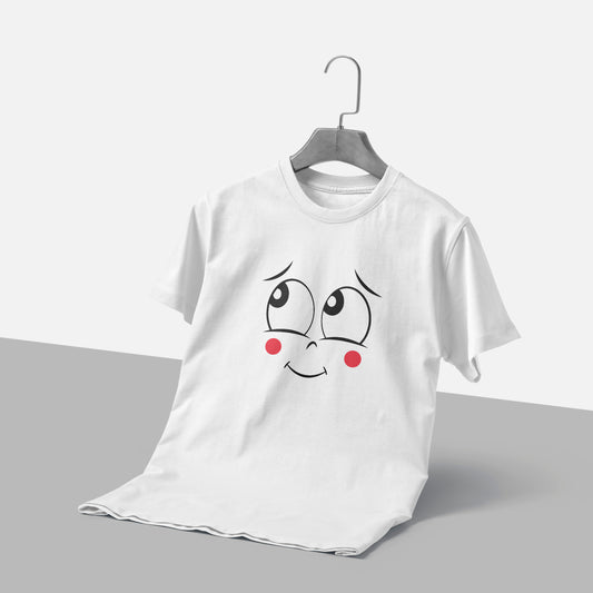Bashful Kawaii Face T-Shirt