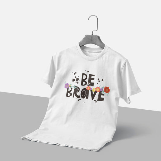 Be Brave Floral T-Shirt