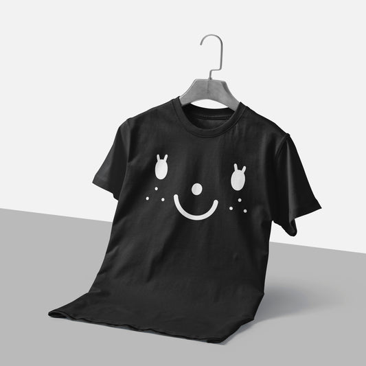 Smiley Face with Bunny Ears T-Shirt