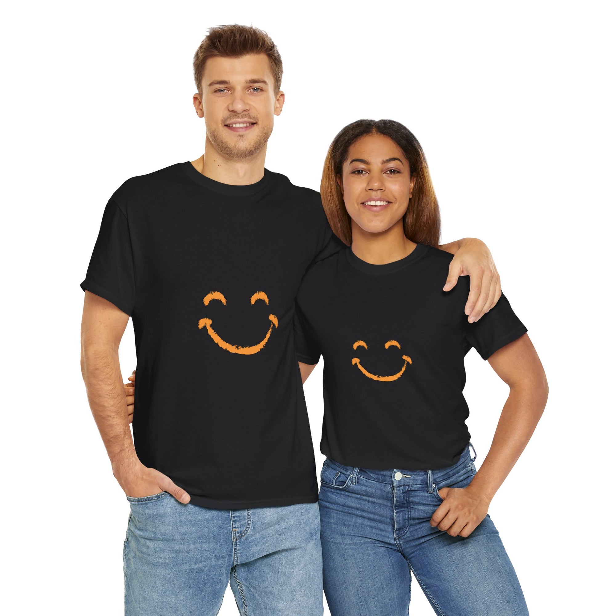 Happy Smiley Face with Brush Strokes T-Shirt