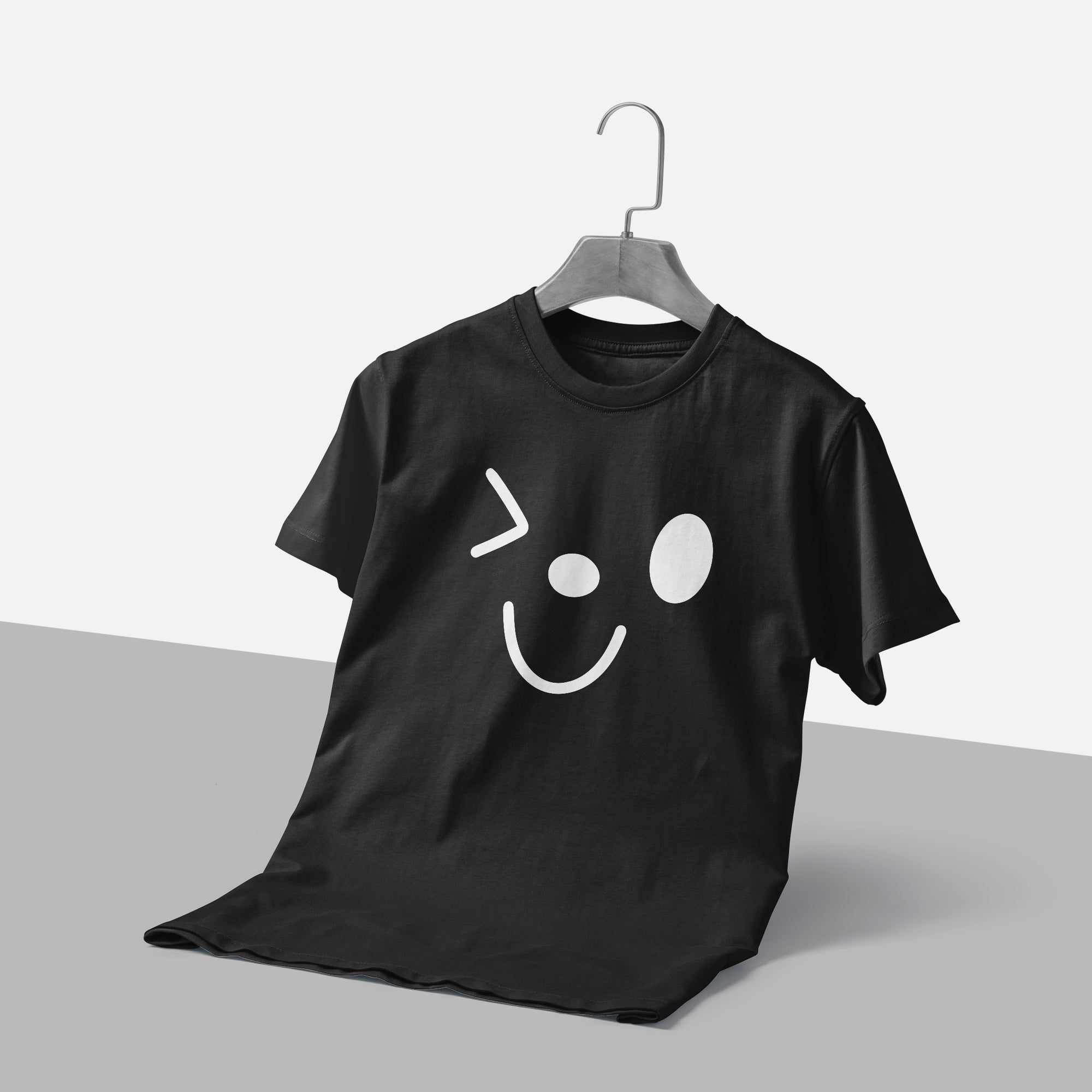 Winking Tongue-Out Smiley Face T-Shirt