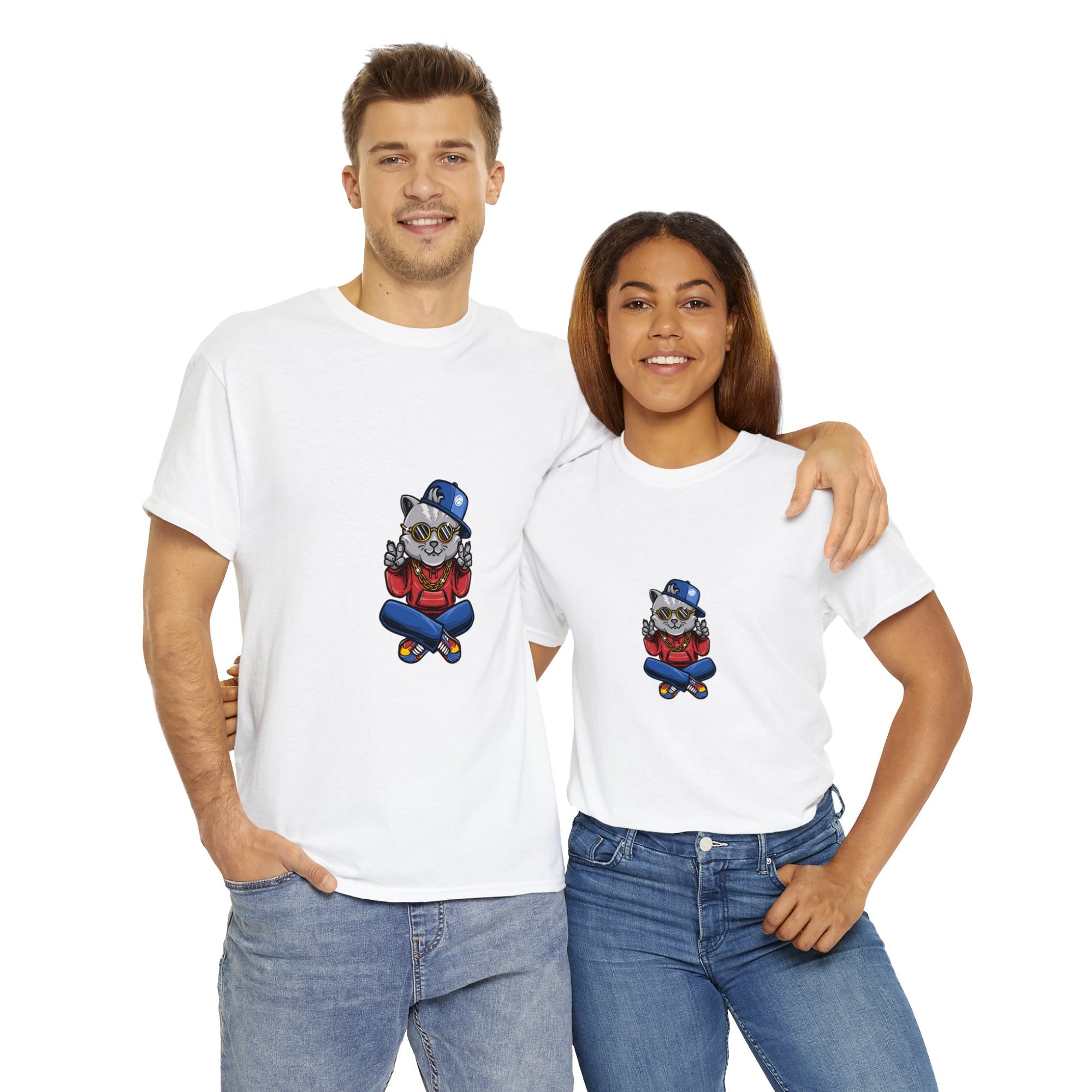 Crazy Gangsta Cat T-Shirt