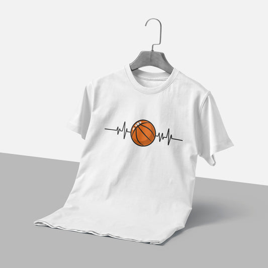 Basket Ball Heartbeat T-Shirt