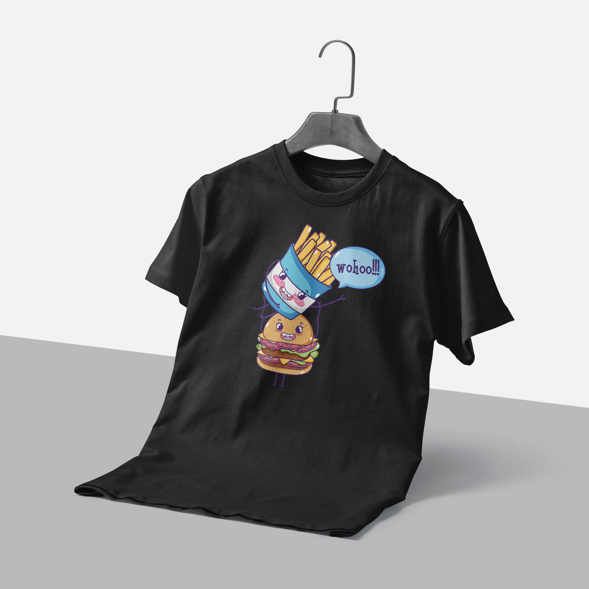 Funny Burger and Fries T-Shirt
