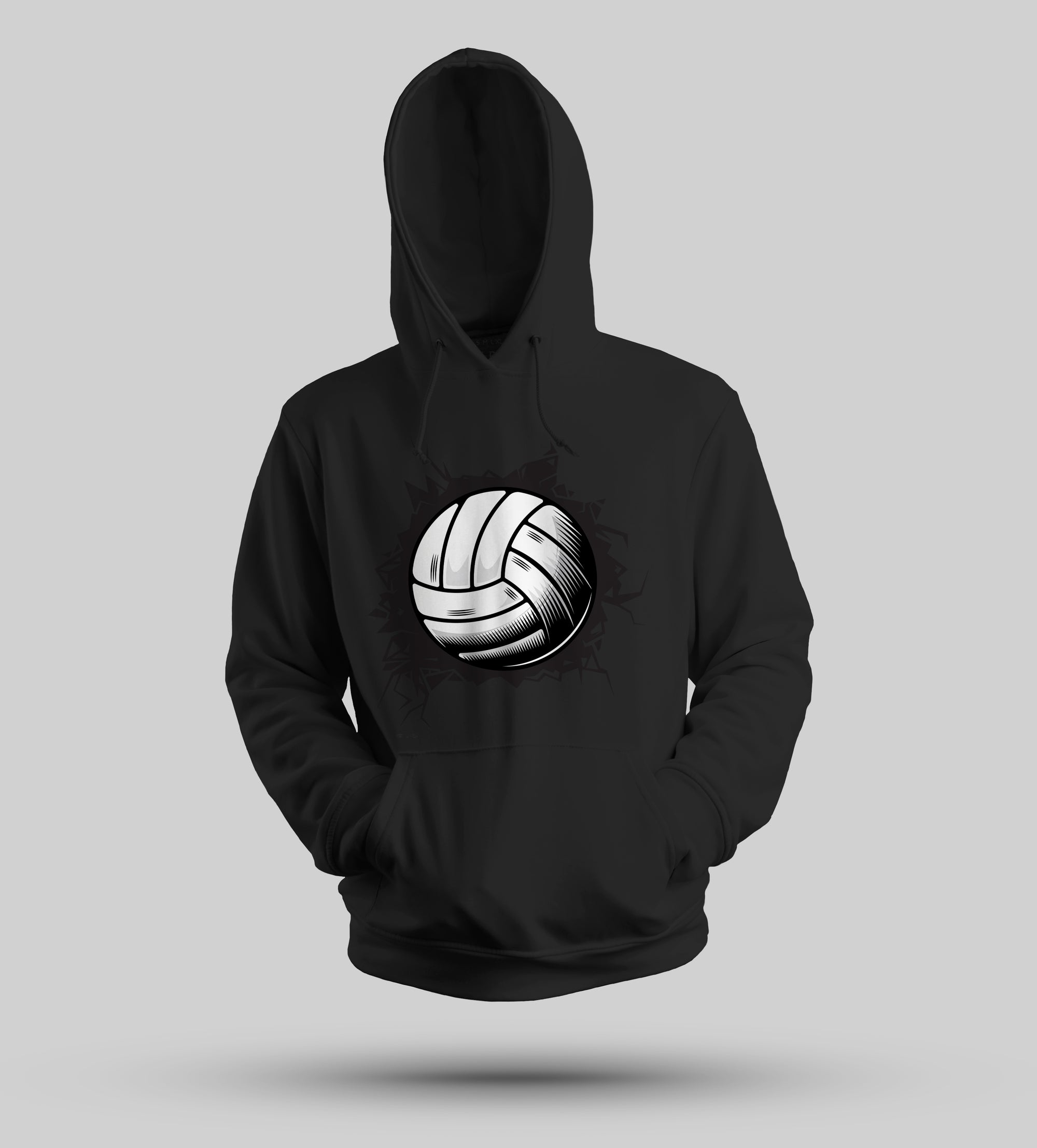 Shadow Spike Volleyball Hoodie